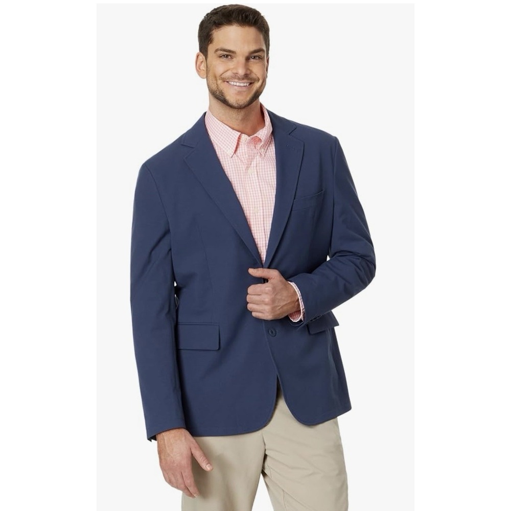 Vineyard Vines Lightweight On The Go Blazer Men 38L Dark Night NWT SZ 38L Golf